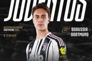 官方：尤文男女足今日都将与多特进行友谊赛